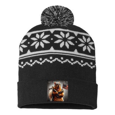 2snails Automotive DonT Tread On Peanut USA-Made Snowflake Beanie