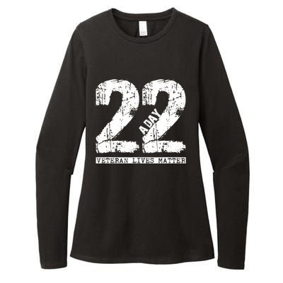 22 A Day Veteran 22 A Day Veteran Suicide Womens CVC Long Sleeve Shirt