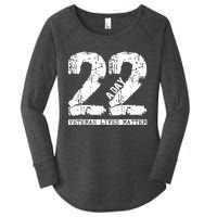 22 A Day Veteran 22 A Day Veteran Suicide Women's Perfect Tri Tunic Long Sleeve Shirt