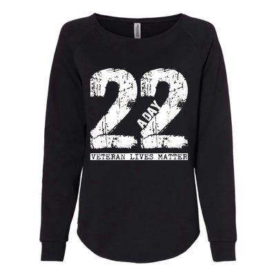 22 A Day Veteran 22 A Day Veteran Suicide Womens California Wash Sweatshirt