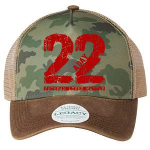 22 A Day Veteran 22 A Day Veteran Suicide Legacy Tie Dye Trucker Hat