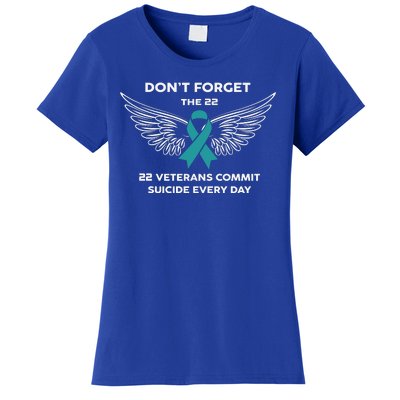 22 A Day Soldier Veteran PTSD Awareness Women's T-Shirt