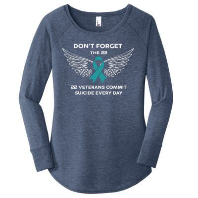 22 A Day Soldier Veteran PTSD Awareness Women's Perfect Tri Tunic Long Sleeve Shirt