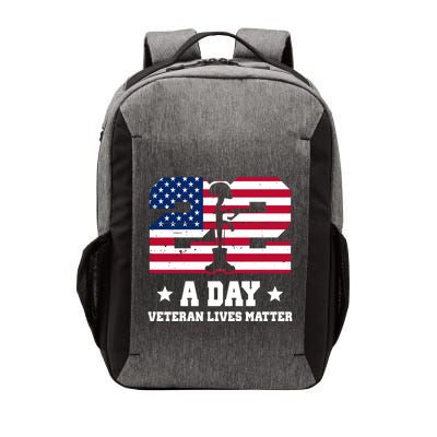 22 A Day Veteran Lives Matter Vector Backpack