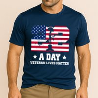 22 A Day Veteran Lives Matter Cooling Performance Crew T-Shirt