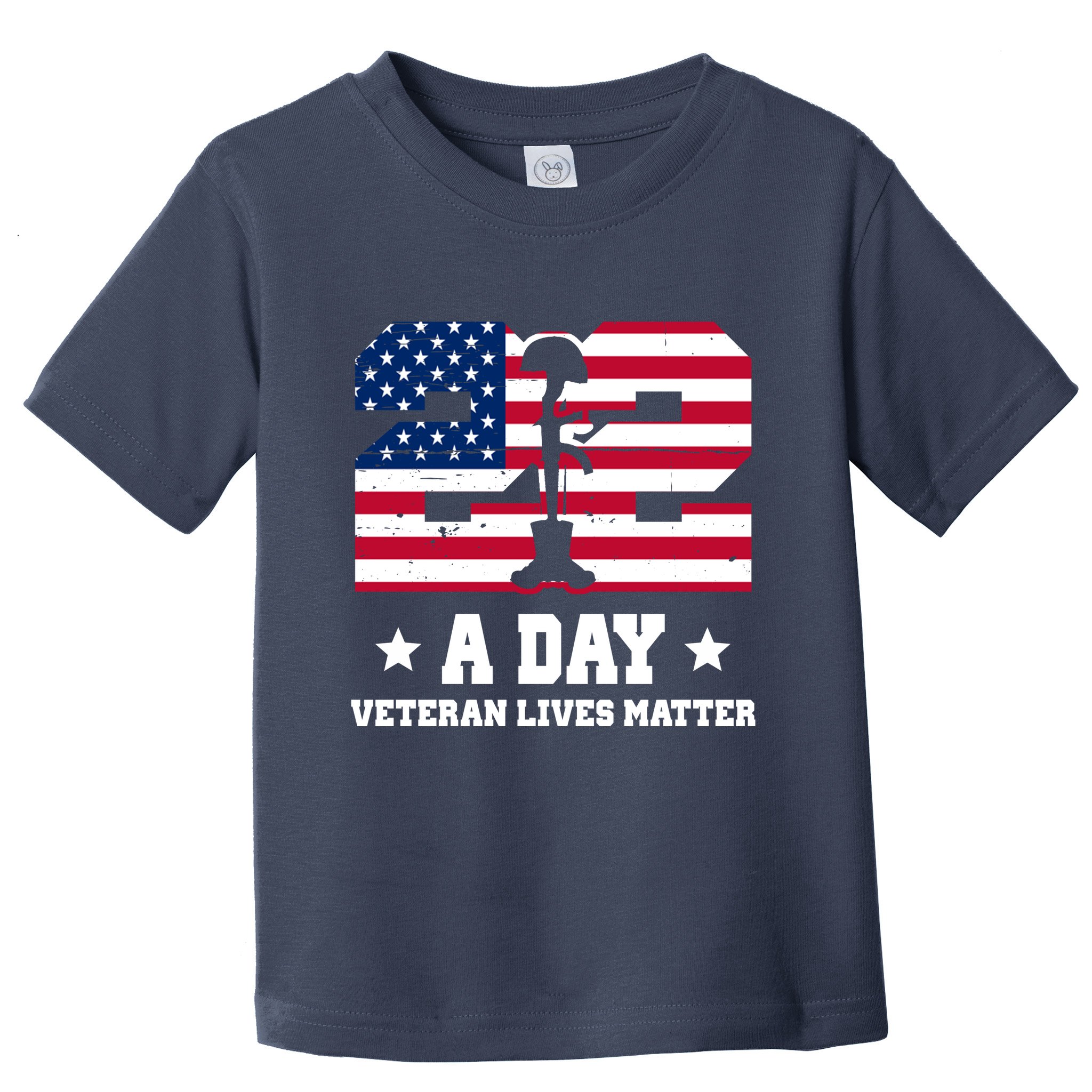 22 A Day Veteran Lives Matter Toddler T-Shirt