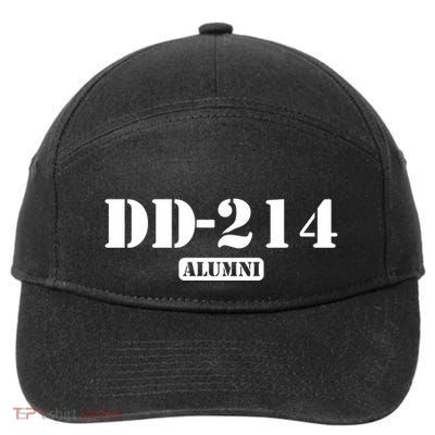214 Alumni Funny Text 7-Panel Snapback Hat
