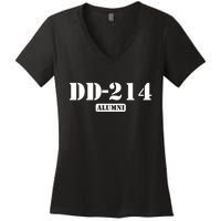 214 Alumni Funny Text Women's V-Neck T-Shirt