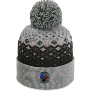 2nd Amendment Front And Back Design The Baniff Cuffed Pom Beanie