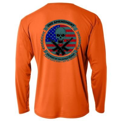 2nd Amendment Front And Back Design Cooling Performance Long Sleeve Crew