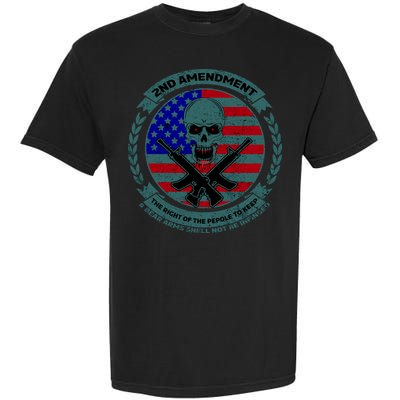 2nd Amendment Front And Back Design Garment-Dyed Heavyweight T-Shirt