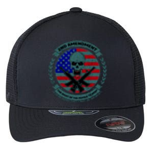 2nd Amendment Front And Back Design Flexfit Unipanel Trucker Cap