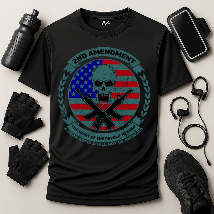 2nd Amendment Front And Back Design Performance Shirt