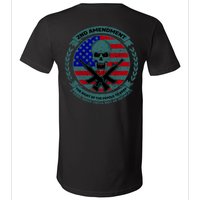 2nd Amendment Front And Back Design V-Neck T-Shirt