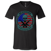 2nd Amendment Front And Back Design V-Neck T-Shirt