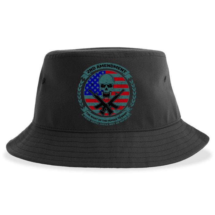 2nd Amendment Front And Back Design Sustainable Bucket Hat