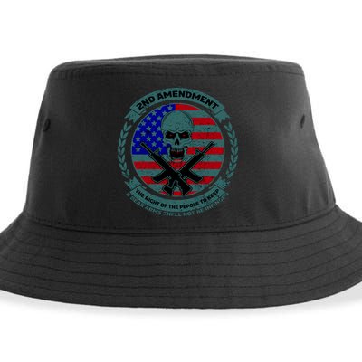 2nd Amendment Front And Back Design Sustainable Bucket Hat