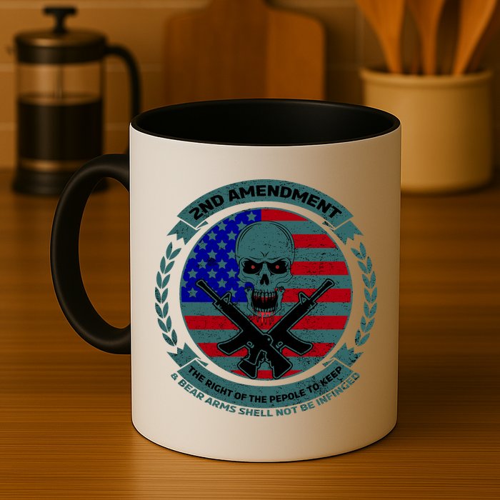 2nd Amendment Front And Back Design Mug