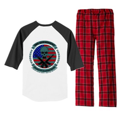 2nd Amendment Front And Back Design Raglan Sleeve Pajama Set