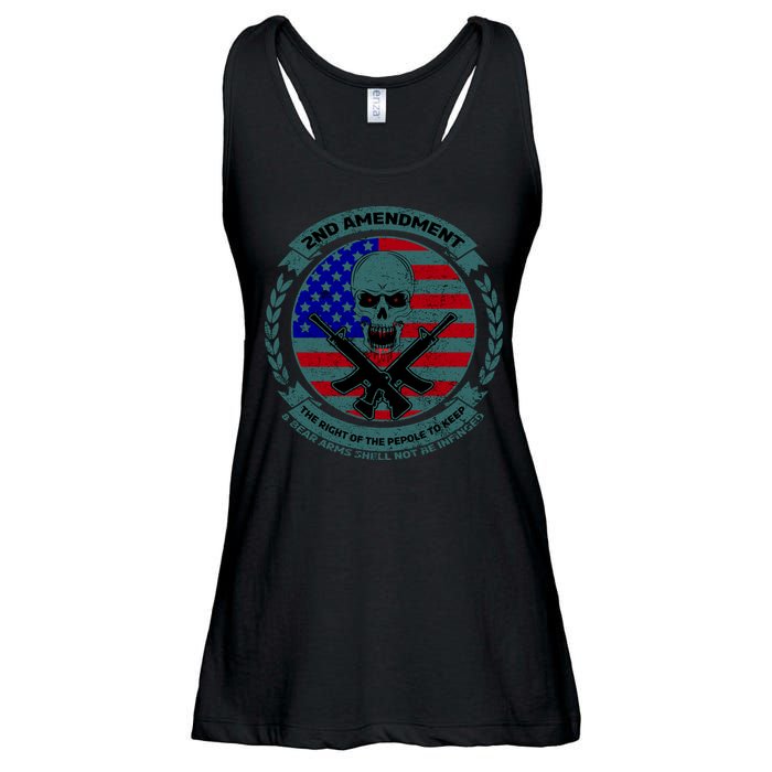2nd Amendment Front And Back Design Ladies Essential Flowy Tank