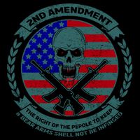 2nd Amendment Front And Back Design Flat Bill Trucker Hat