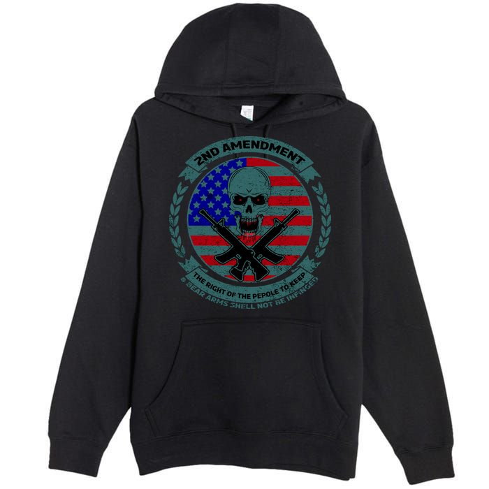 2nd Amendment Front And Back Design Premium Pullover Hoodie