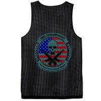 2nd Amendment Front And Back Design Mesh Reversible Basketball Jersey Tank