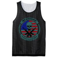 2nd Amendment Front And Back Design Mesh Reversible Basketball Jersey Tank
