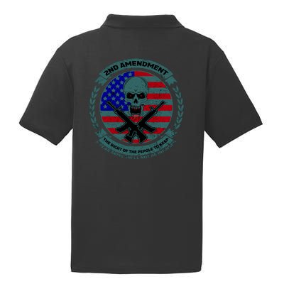 2nd Amendment Front And Back Design PosiCharge RacerMesh Polo