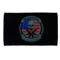 2nd Amendment Front And Back Design Microfiber Hand Towel