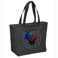 2nd Amendment Front And Back Design Zip Tote Bag