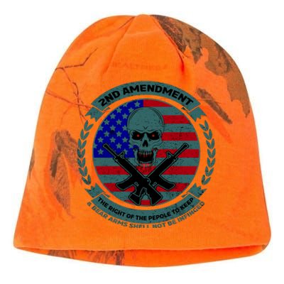 2nd Amendment Front And Back Design Kati - Camo Knit Beanie