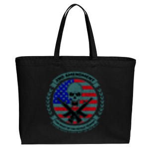 2nd Amendment Front And Back Design Cotton Canvas Jumbo Tote