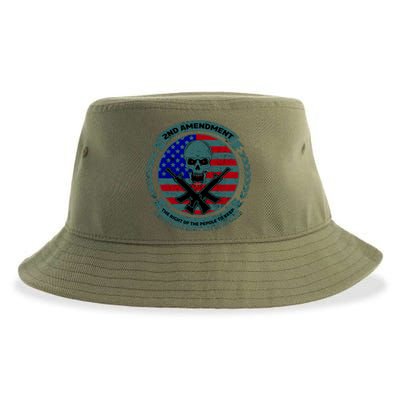 2nd Amendment Front And Back Design Sustainable Bucket Hat