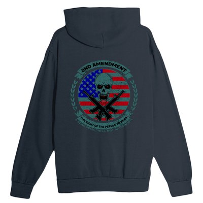 2nd Amendment Front And Back Design Urban Pullover Hoodie