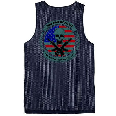 2nd Amendment Front And Back Design Mesh Reversible Basketball Jersey Tank