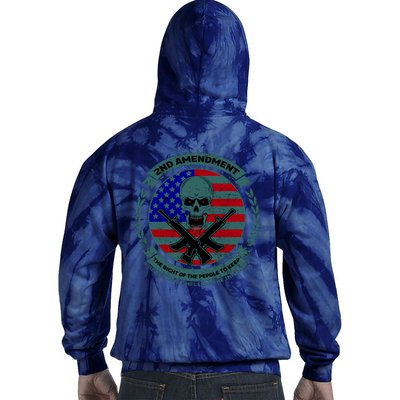 2nd Amendment Front And Back Design Tie Dye Hoodie