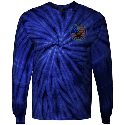 2nd Amendment Front And Back Design Tie-Dye Long Sleeve Shirt