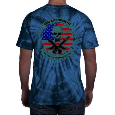 2nd Amendment Front And Back Design Tie-Dye T-Shirt