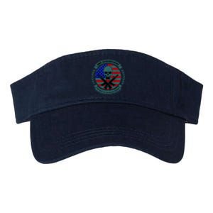 2nd Amendment Front And Back Design Valucap Bio-Washed Visor