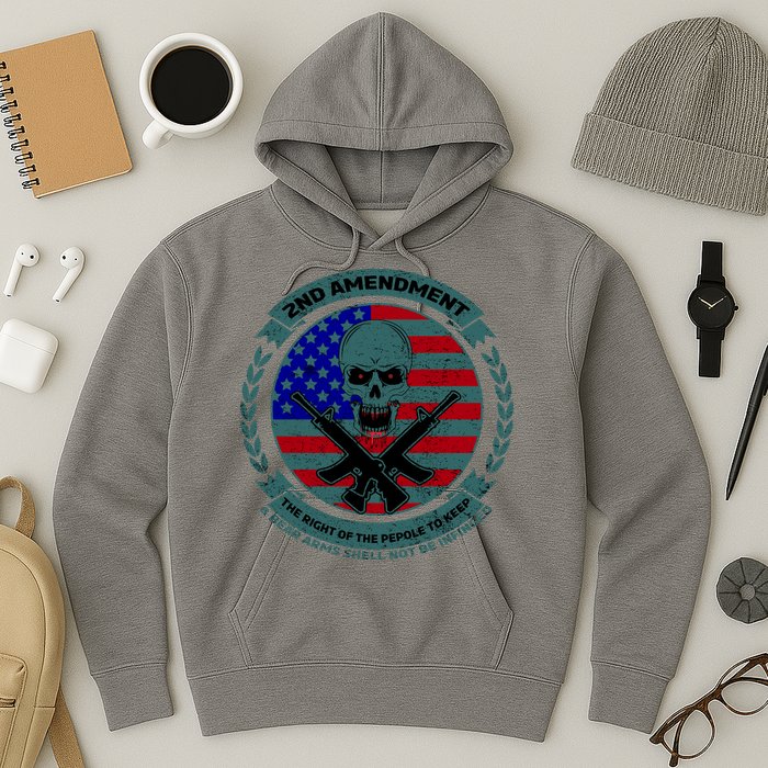 2nd Amendment Front And Back Design Hoodie