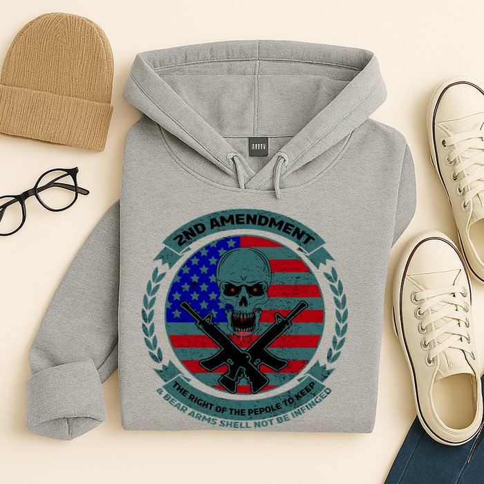 2nd Amendment Front And Back Design Hoodie
