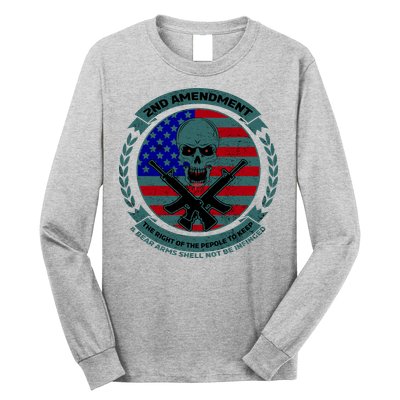 2nd Amendment Front And Back Design Long Sleeve Shirt