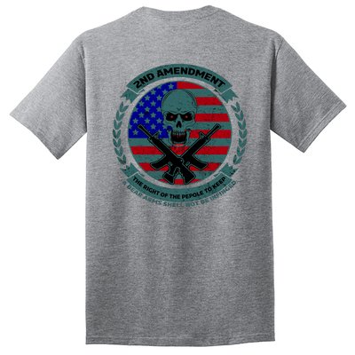 2nd Amendment Front And Back Design Tall T-Shirt