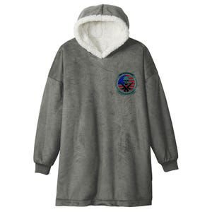 2nd Amendment Front And Back Design Hooded Wearable Blanket