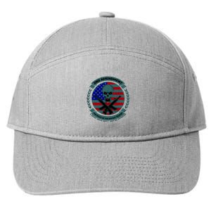 2nd Amendment Front And Back Design 7-Panel Snapback Hat