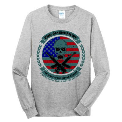 2nd Amendment Front And Back Design Tall Long Sleeve T-Shirt