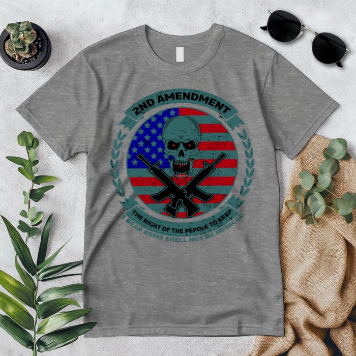 2nd Amendment Front And Back Design Premium T-Shirt