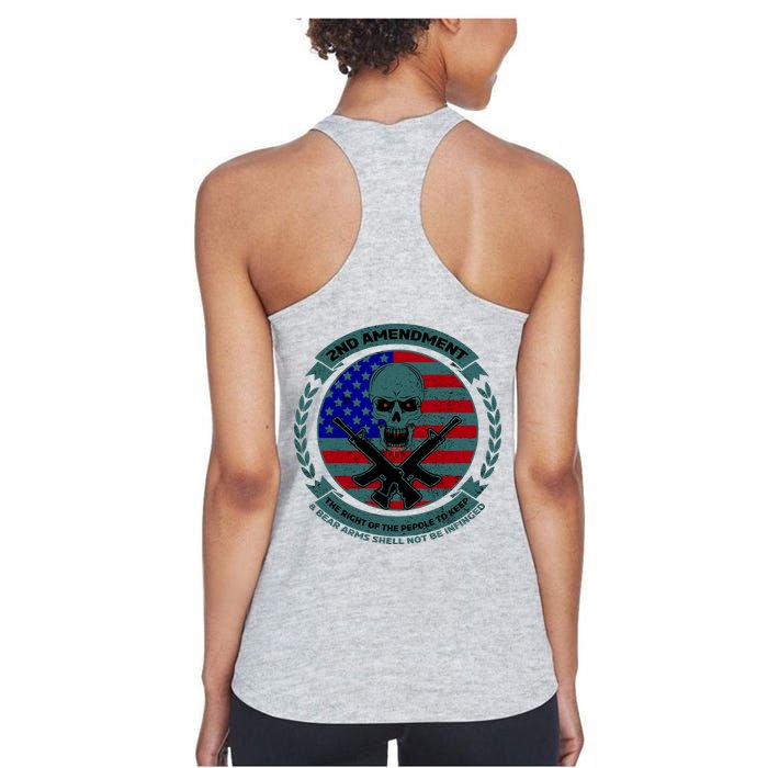 2nd Amendment Front And Back Design Womens Tank Top