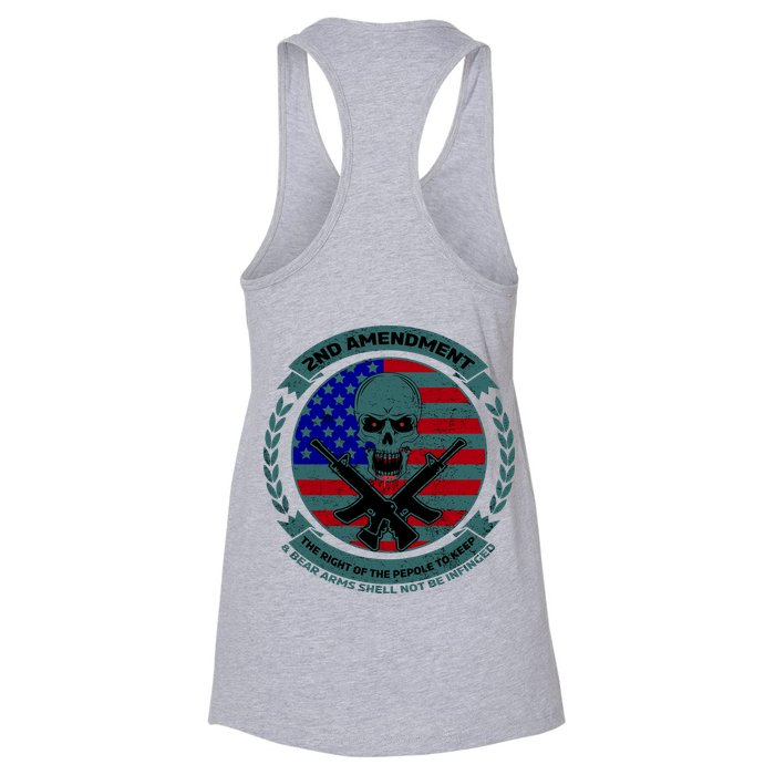 2nd Amendment Front And Back Design Womens Tank Top